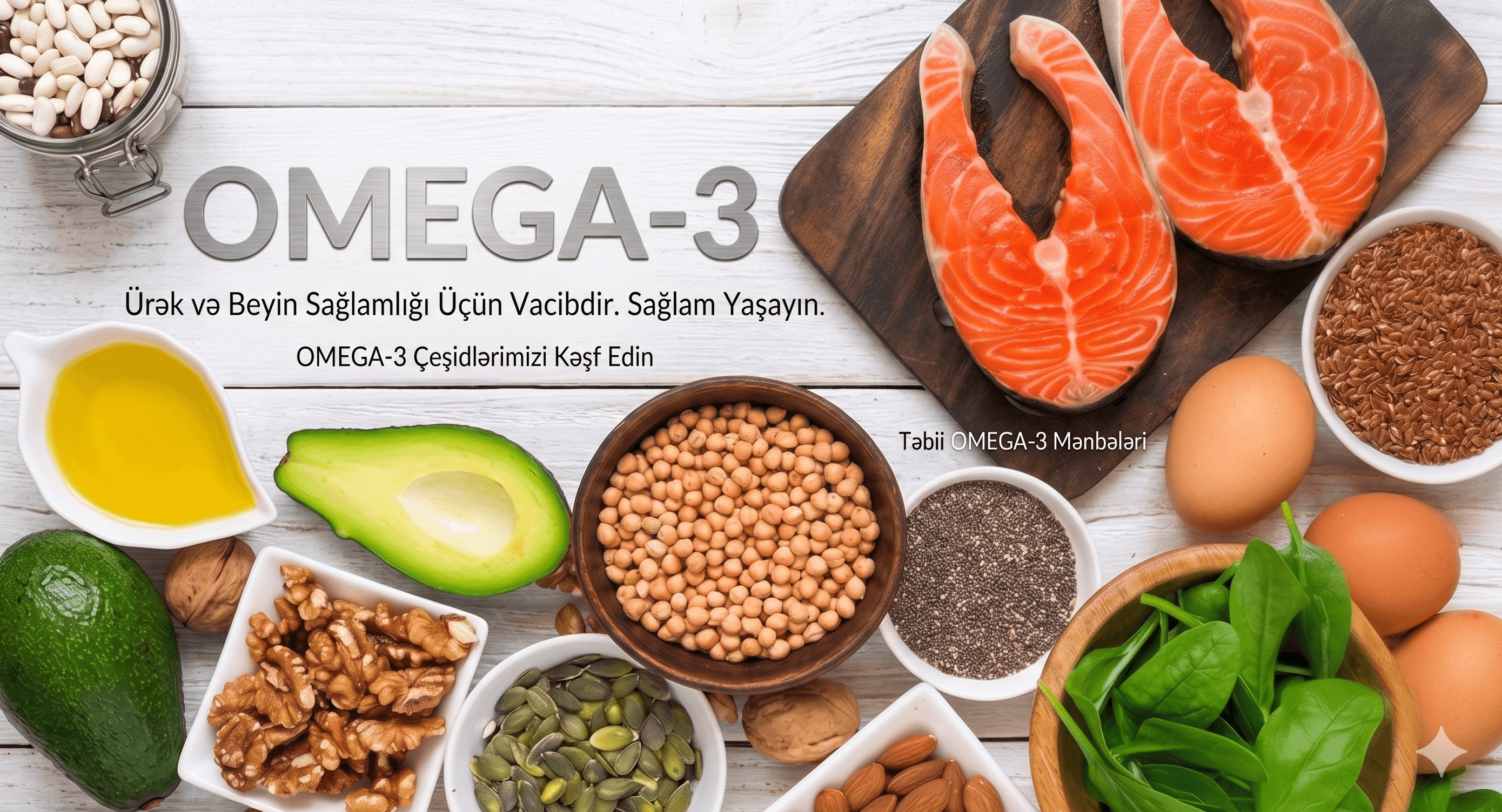 Omeqa-3-ün Faydaları Nələrdir? Omeqa-3 Nə İşə Yarayır? Omega 3 faydaları